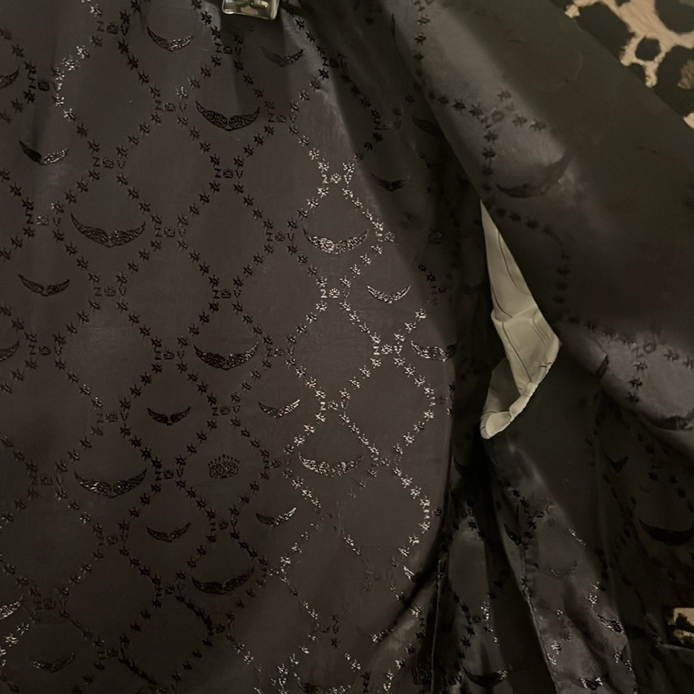 Zadig & Voltaire Leopard Print Textured Blazer - image 3